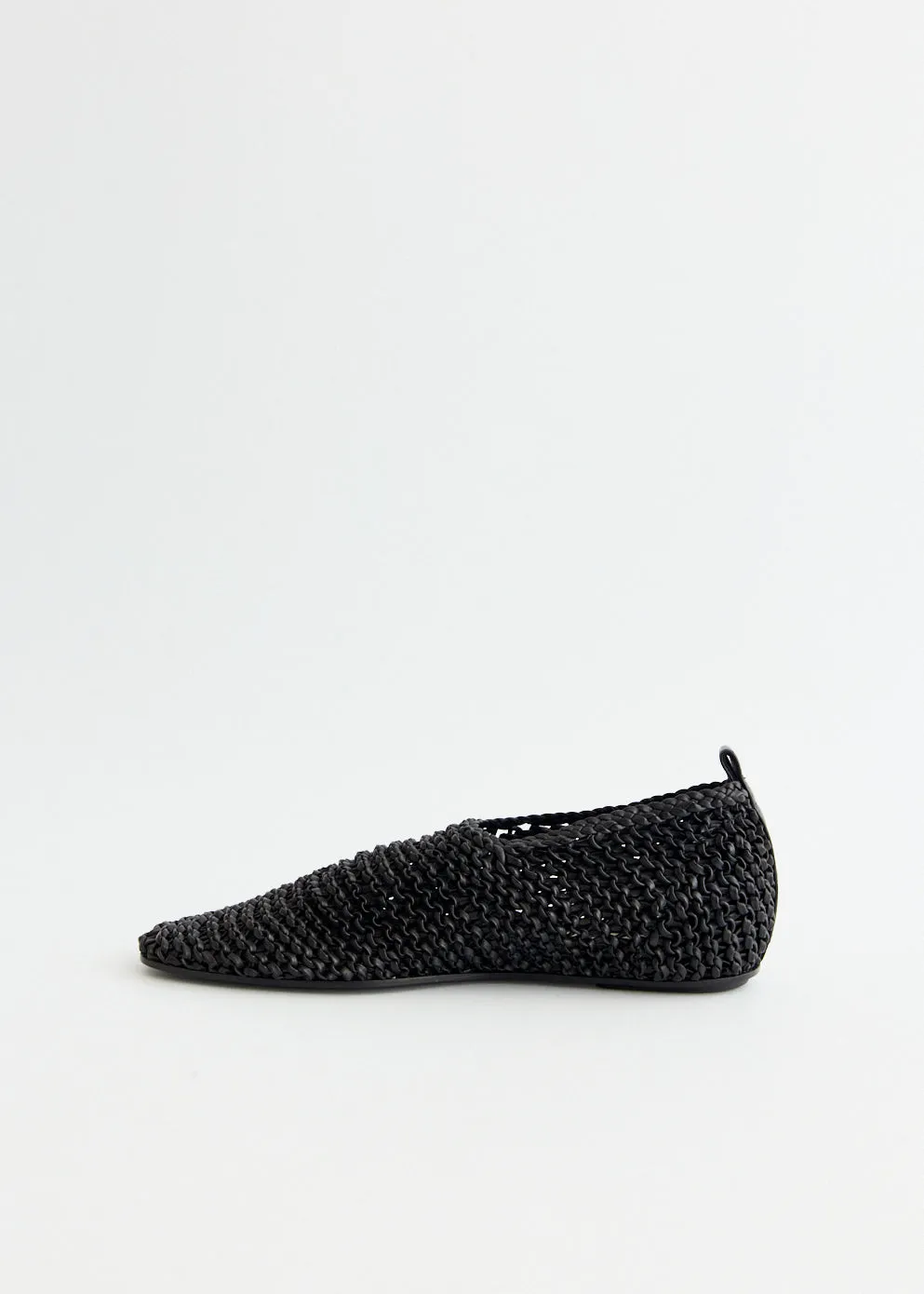 Woven Leather Ballerinas Quick Jog
