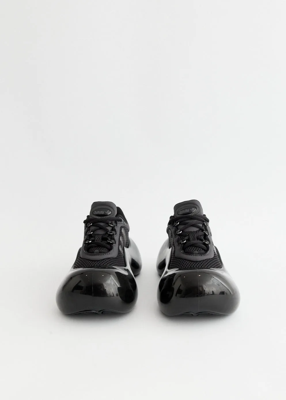 x Avavav Women's Moonrubber Megaride 'Core Black' Sneakers Classic Fit