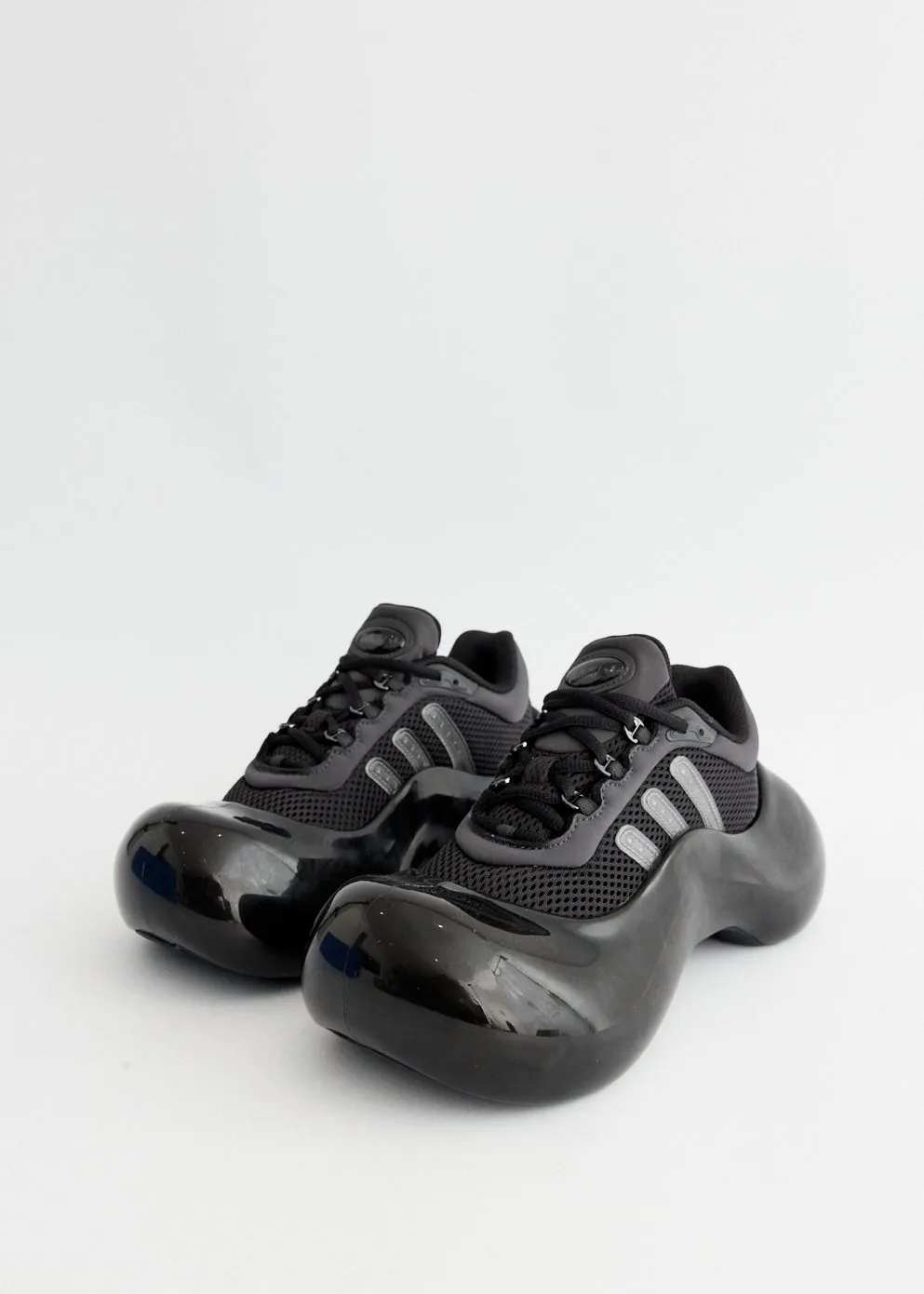 Comfortable Experience x Avavav Women's Moonrubber Megaride 'Core Black' Sneakers