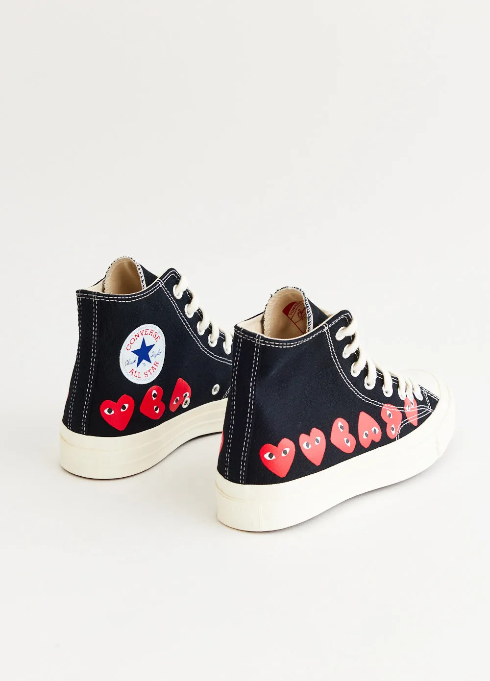 x Converse K127 Multi Heart High Top Sneakers Stay Comfy Drill Hike
