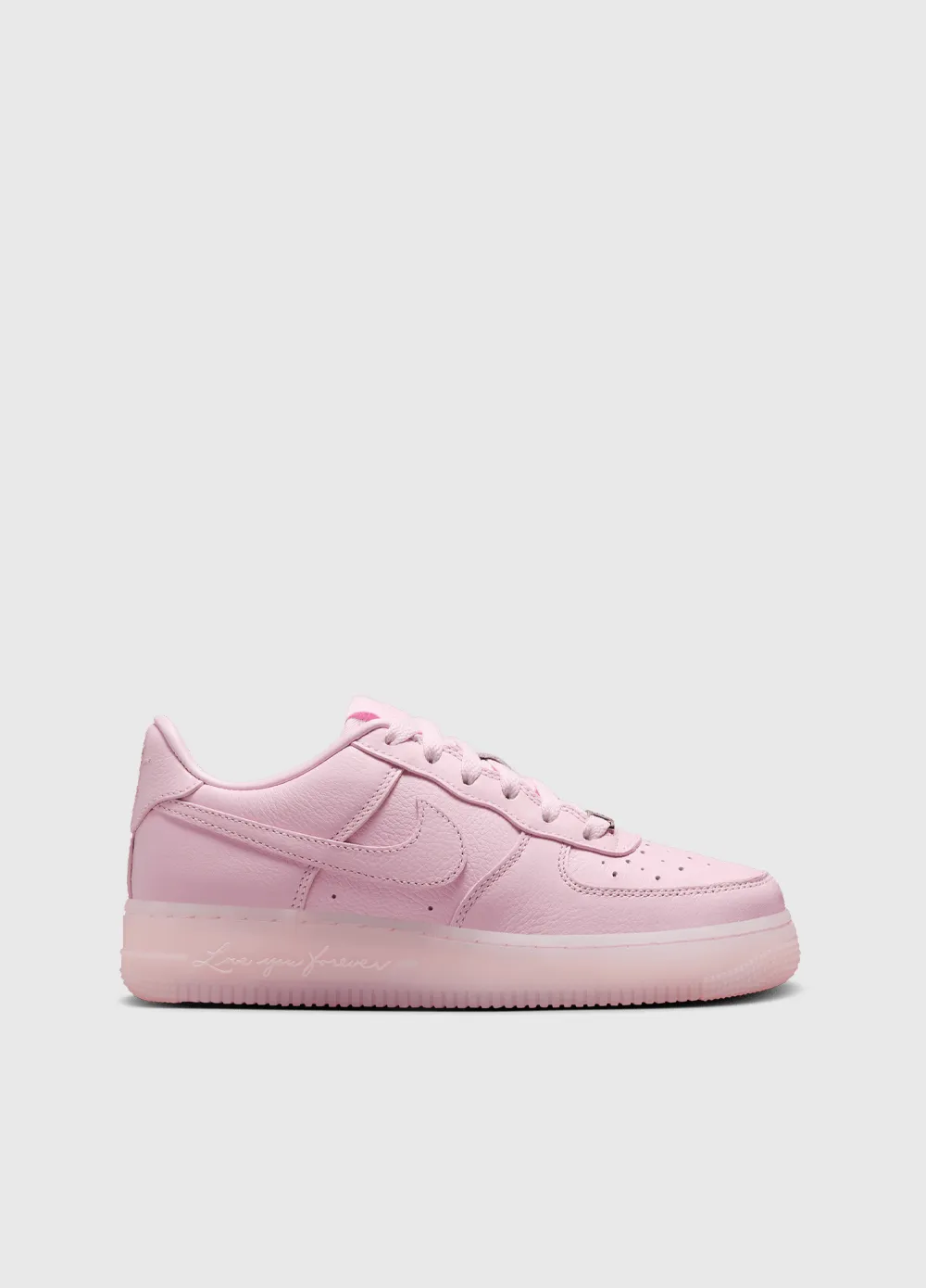 x NOCTA Air Force 1 Low 'Pink Foam' Sneakers (GS) Structured grip