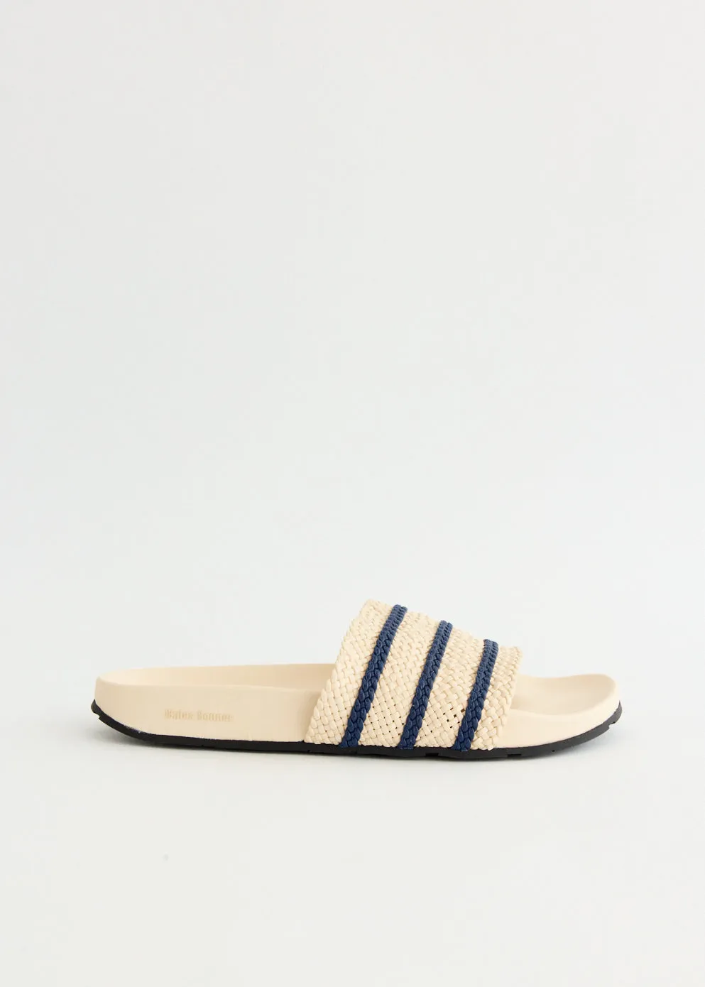 back - zip x Wales Bonner Adilette 'Wonder White' Slides