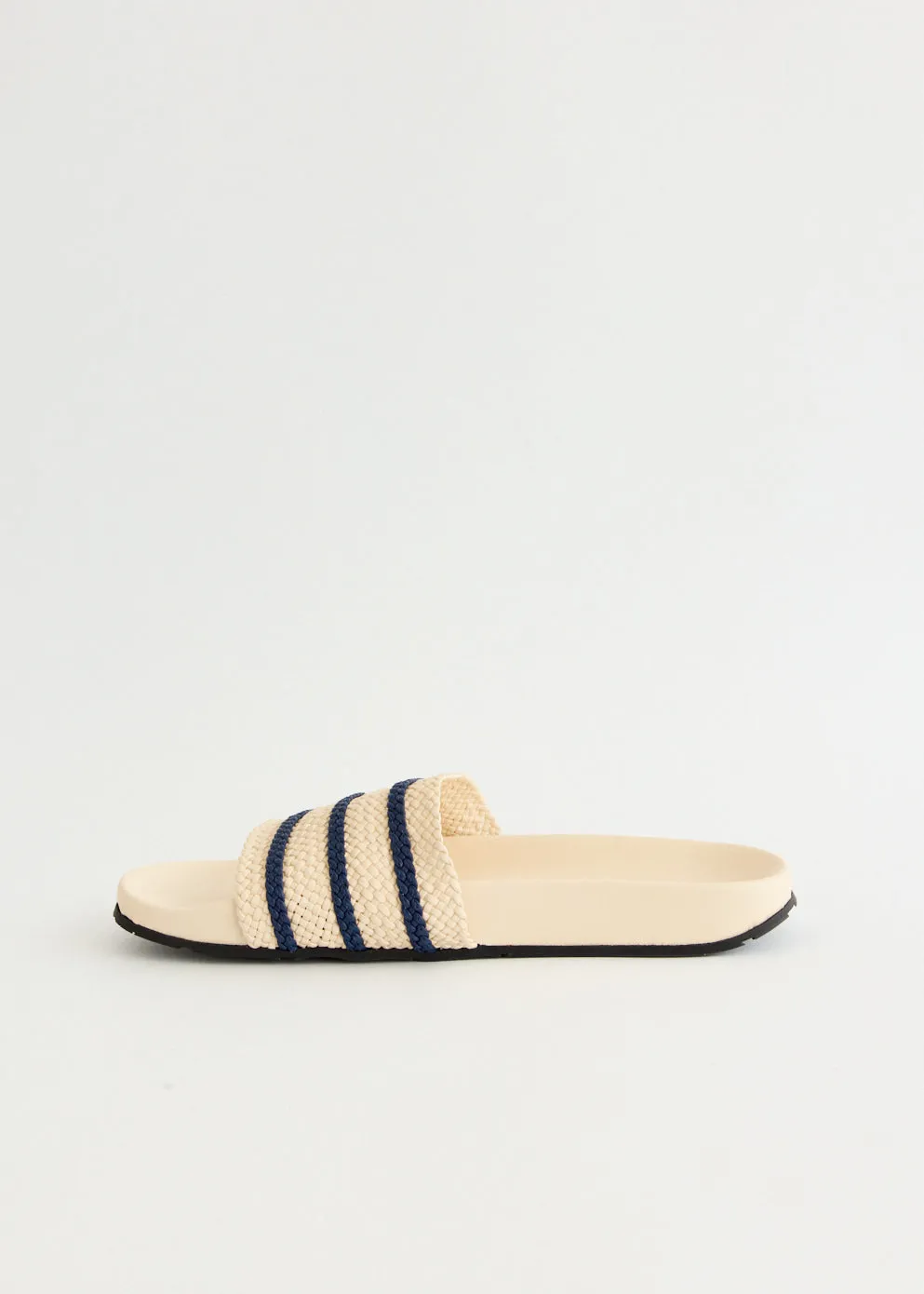x Wales Bonner Adilette 'Wonder White' Slides Easy - to - Clean Gym Shoes