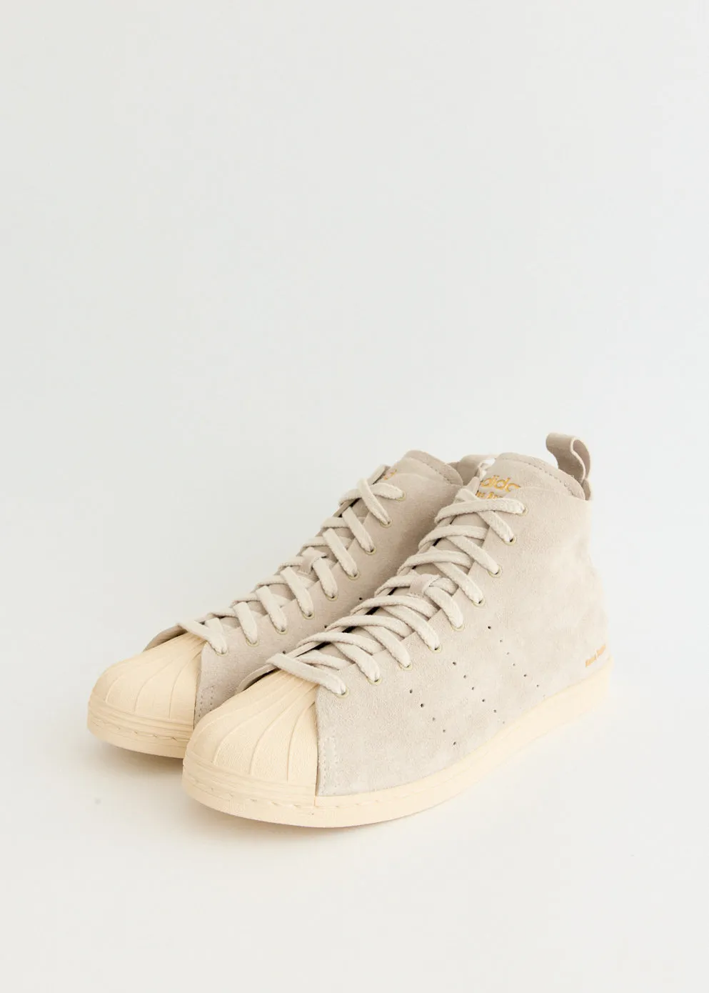 buckle - type coordinating x Wales Bonner Superstar Hi 'Mist Stone' Sneakers