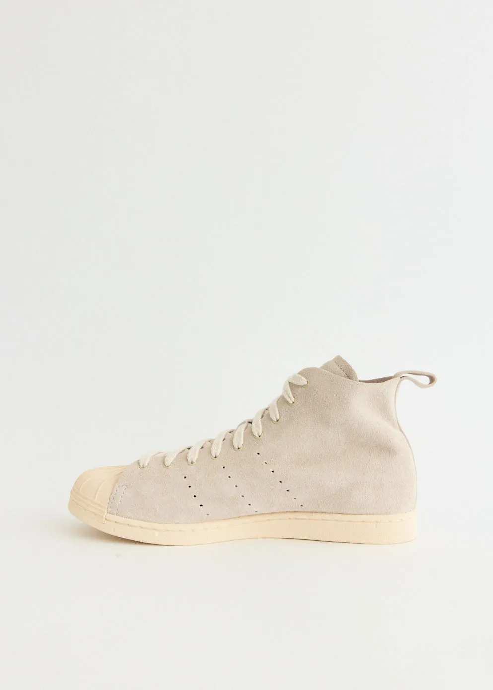 beginner-friendly least travel x Wales Bonner Superstar Hi 'Mist Stone' Sneakers