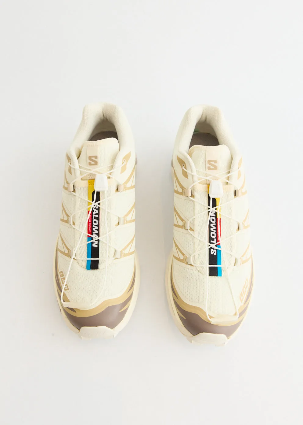 XT-6 'Vanilla Ice' Sneakers Rain Jog Bright Accents