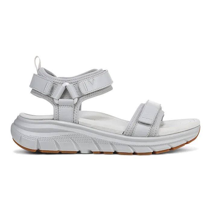 Comfortable Insole Wide Straps Womens Vionic Walk Max Wanderer in Vapor Grey