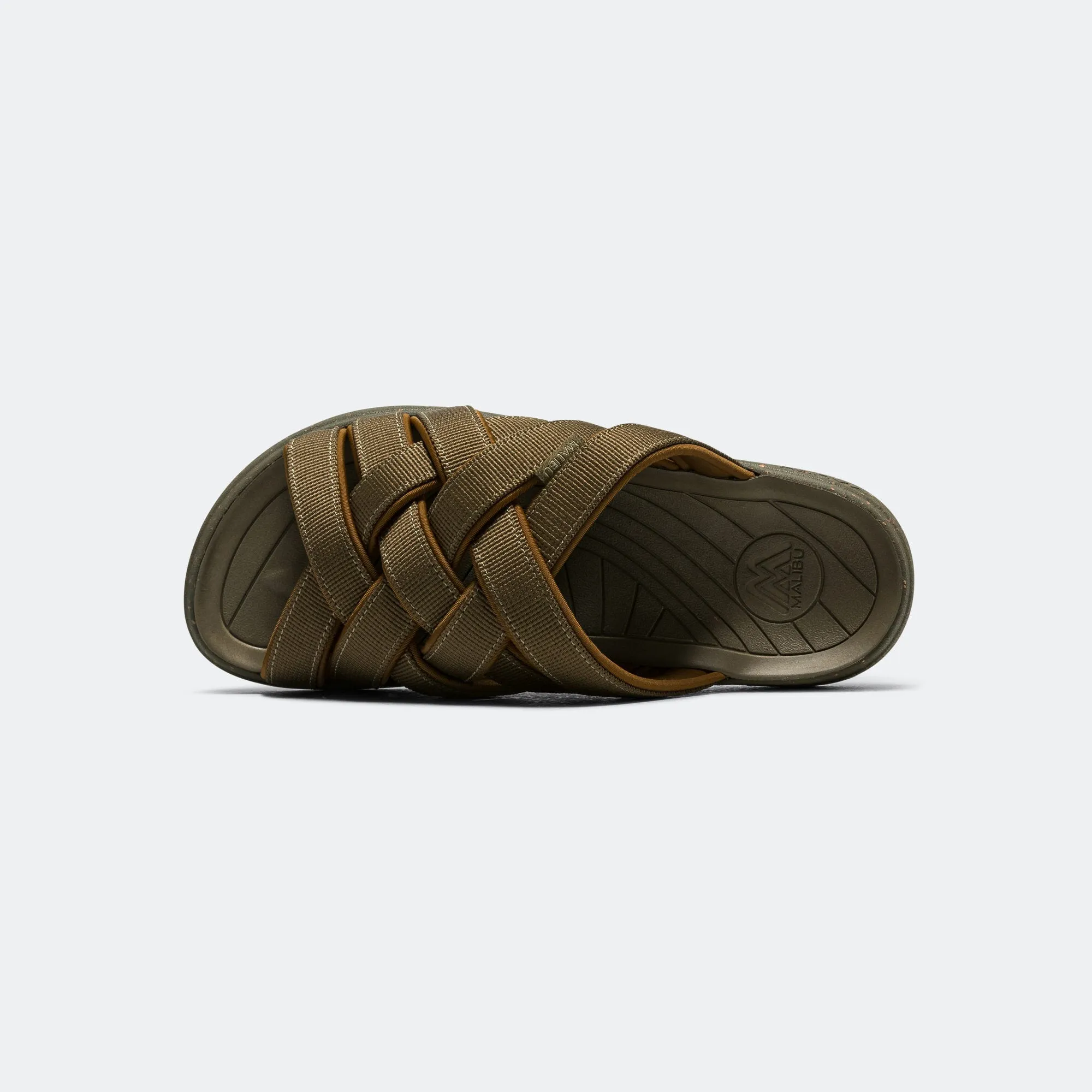 Zuma LX Recycled - Olive synthetic material footbed cushioning