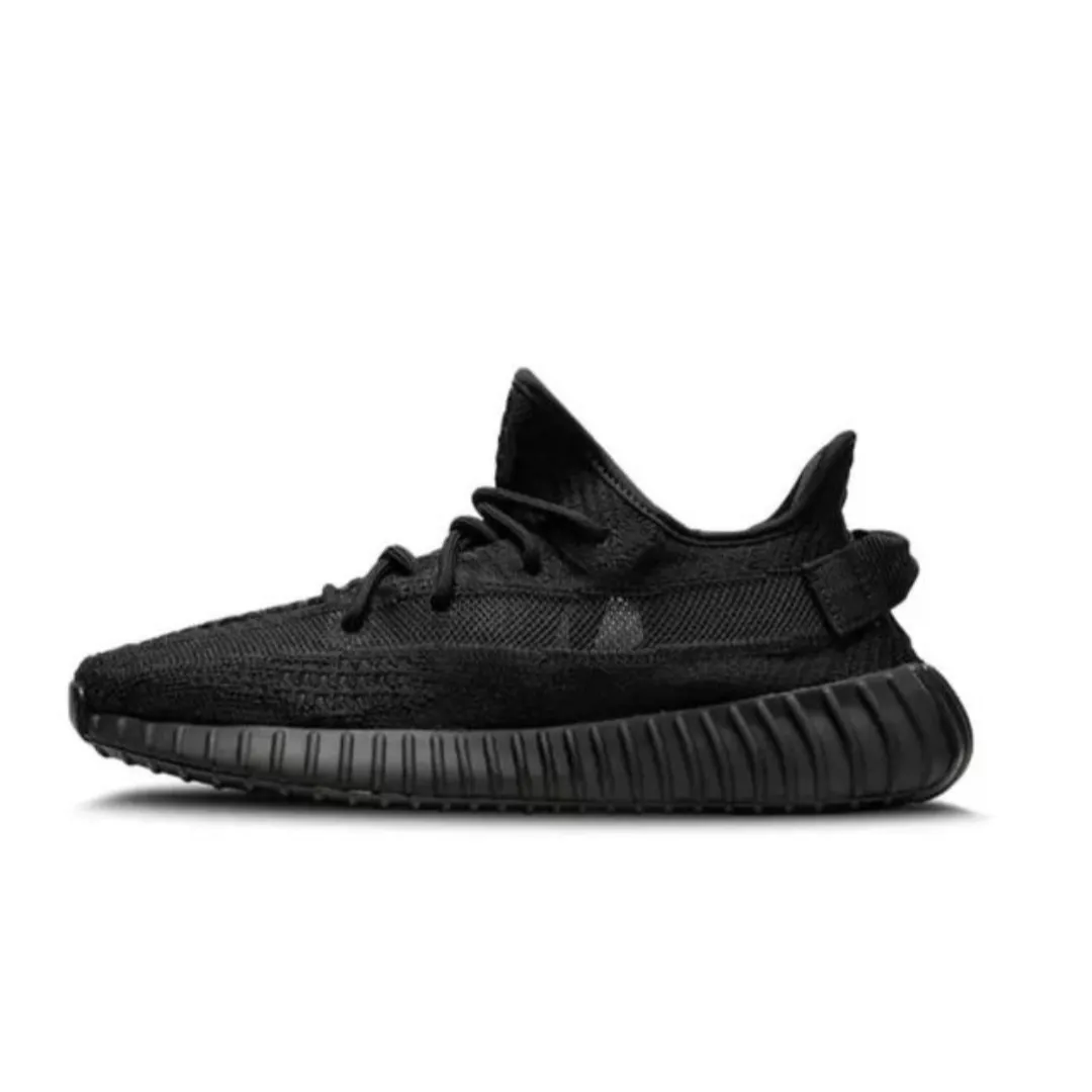 Eco-Friendly Material Leather Upper Yeezy Boost 350 v2 Onyx Black