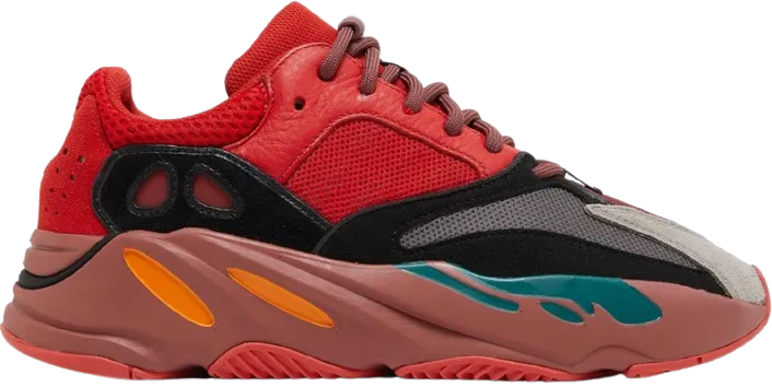Adjustable lacing for nature hikes YZY 700 Hi-Res Red