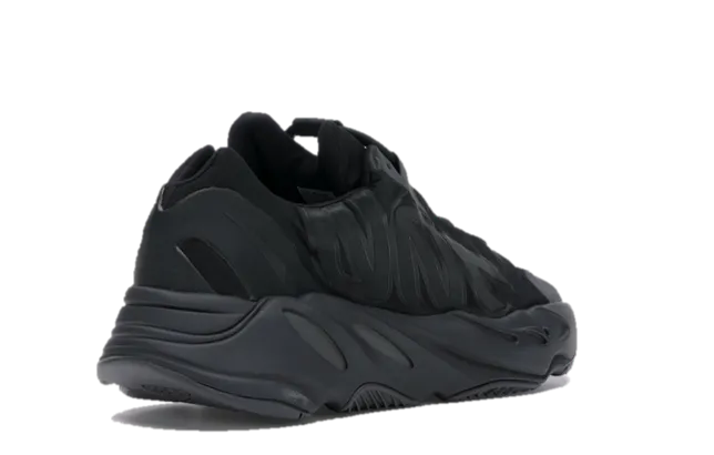 YZY Boost 700 MNVN Triple Black Sustainable materials Practical