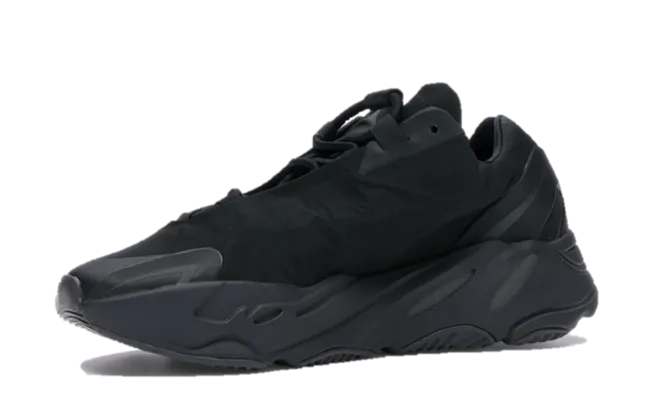 YZY Boost 700 MNVN Triple Black for mud runs summer material