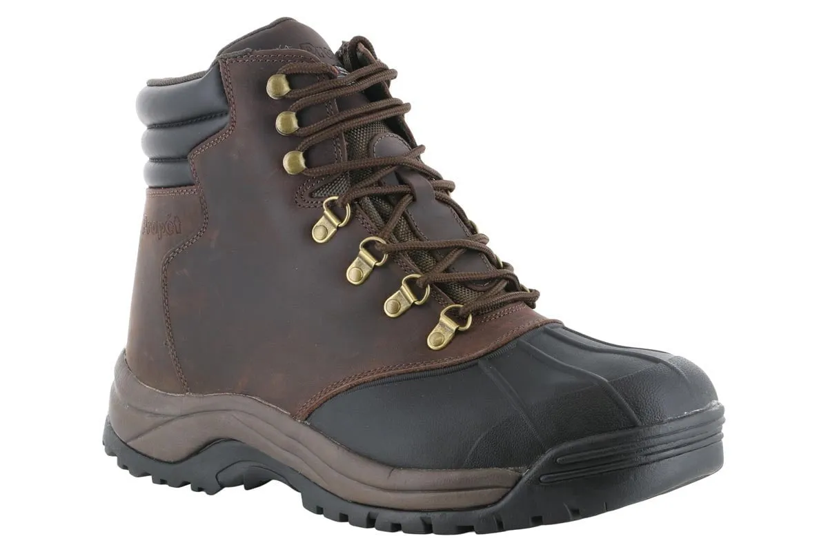 Propet Blizzard Mid Lace Insulated Boot Slip Resistant Outsole Open Toe