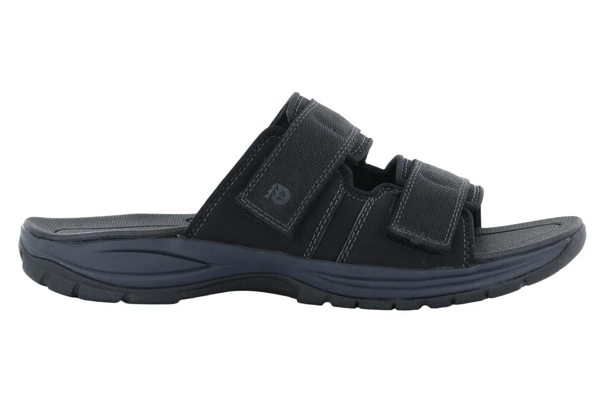 Dunham Newport Slide WF Black Cushioned Insole stability - provision - level