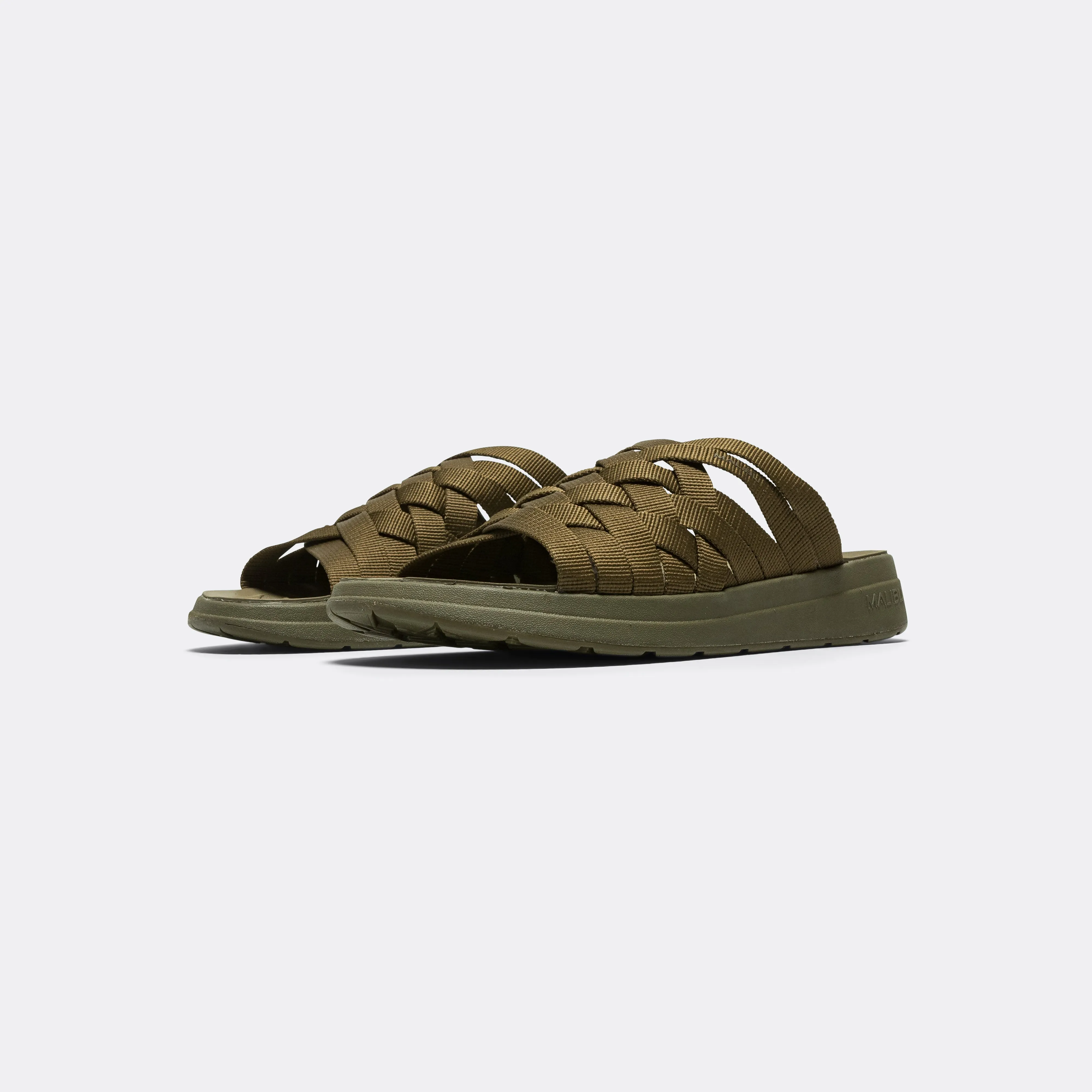 Low Heel Fashionable Zuma - Olive/Olive